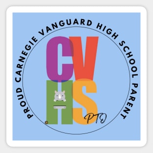 CVHS PTO PROUD PARENT LOGO IN CIRCLE Magnet